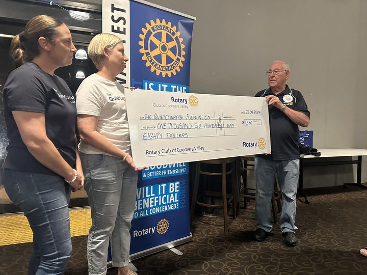 Rotary Club of Coomera Valley Donation